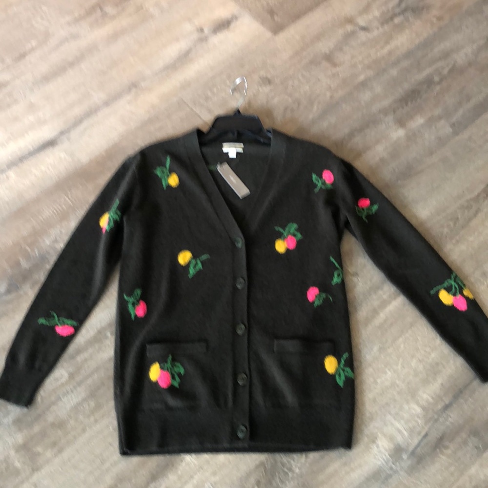 J. Crew Cashmere Cardigan Sweater